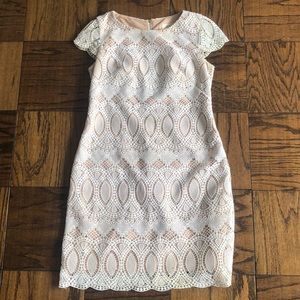White Eliza J Petite Dress